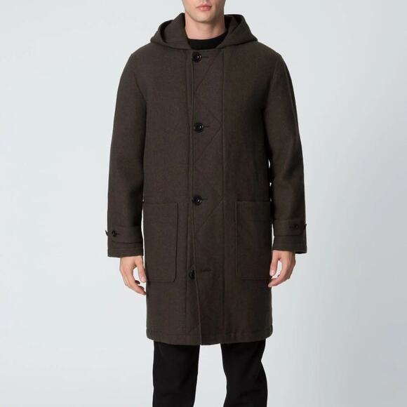 Uniqlo x Lemaire Wool Blended Duffle Coat Sz XS